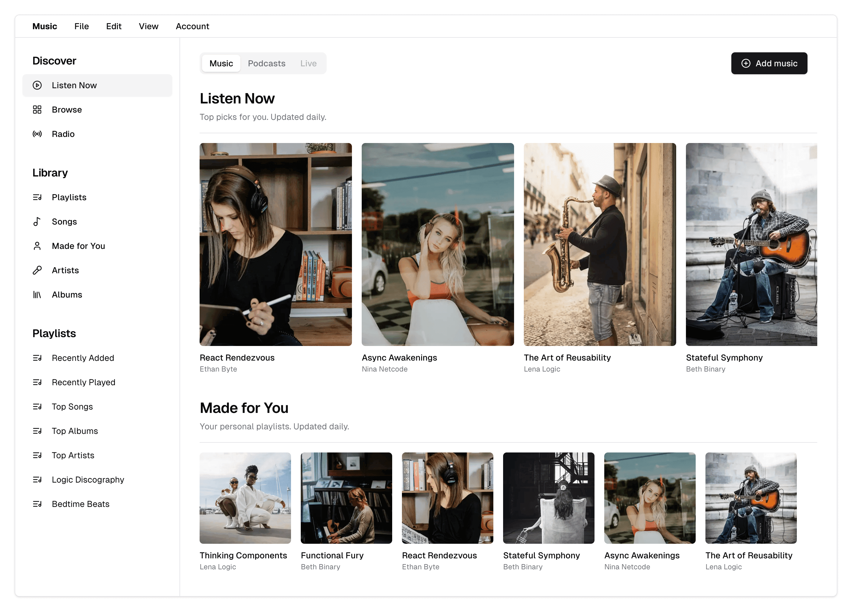 MkSaaS dashboard screenshot showing the application interface in light mode